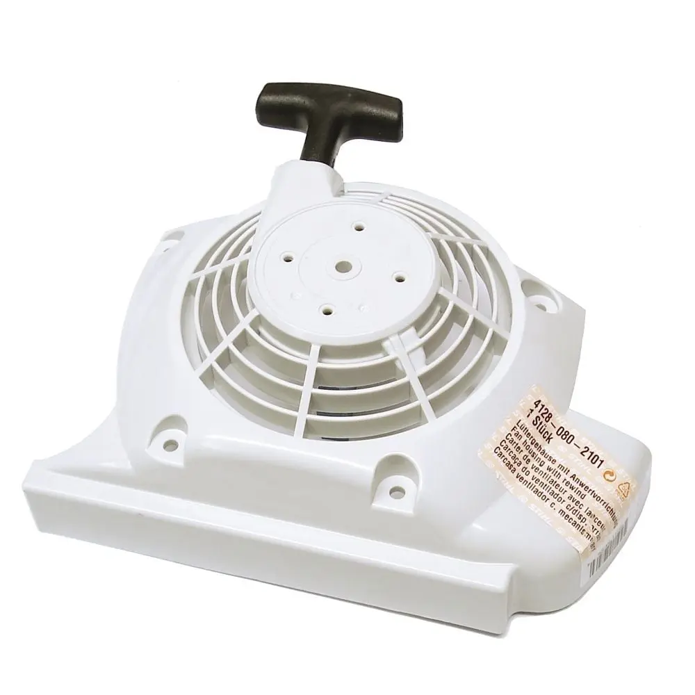 Carcasa del ventilador con mecanismo de arranque STIHL para la Motoguadaña FS 450. Código: 41280802101 o 4128 080 2101