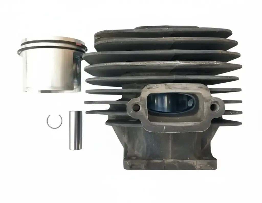 Cilindro con pistón Ø 52 mm para Motiserra Stihl MS 381. Código: 11190201204 o 1119 020 1204