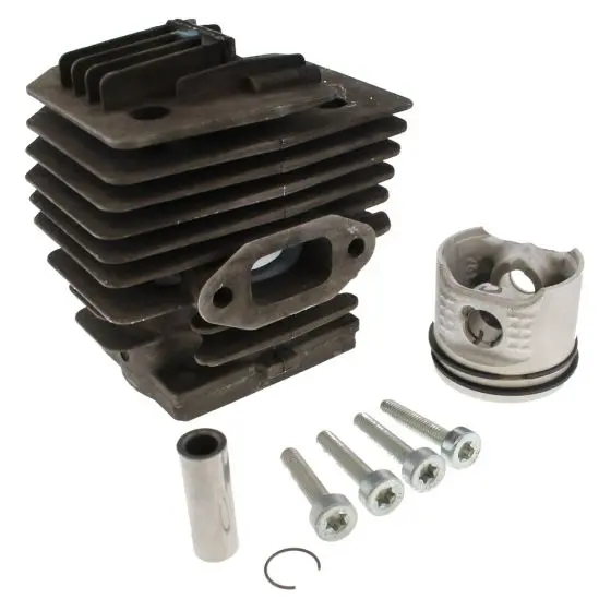 Cilindro con Pistón Ø 38 mm STIHL para Motoguadañas FS 180 y FS 220. Código: 41190201204 / 4119 020 1204