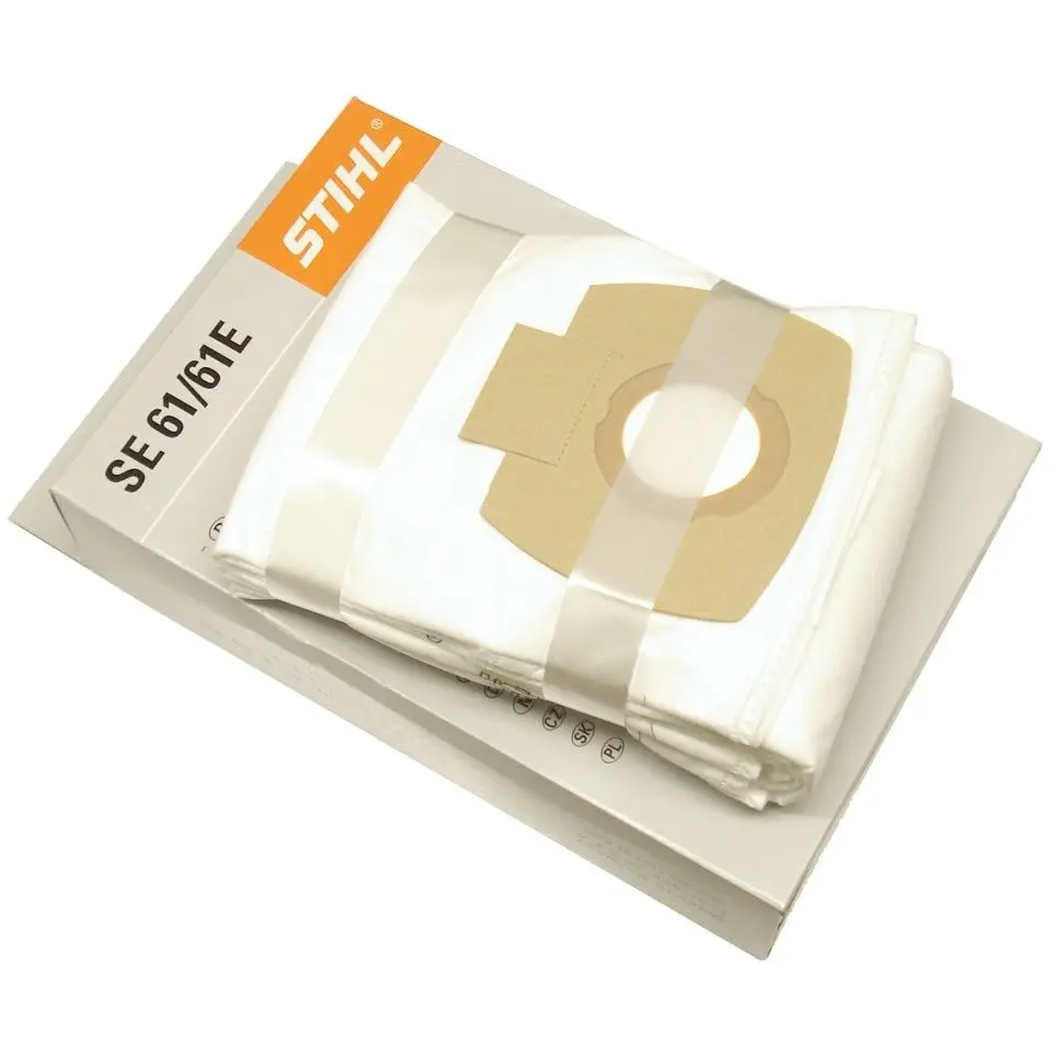 Bolsa de Filtro STIHL  para Aspiradora SE 62. Código: 49015009004 o 4901 500 9004