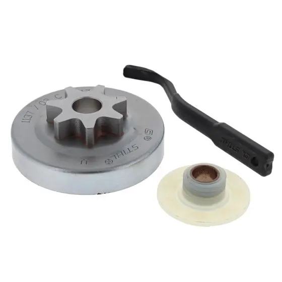 Piñon de cadena 3/8"P 7 D STIHL para Motosierras MS 192, MS 193 y MS 194. Código: 11376402007 o 1137 640 2007