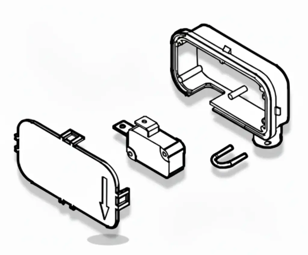 Interruptor para Hidrolavadora Stihl RE 90. Código: RE024300510 / RE02 430 0510