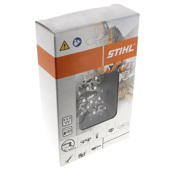 Cadena Stihl Picco Micro 3 | 71 PM3 56 Eslabones | 1/4" P | 1,1mm/.043" para Podadoras de Altura Stihl HT, HT 56 C-E, HT 101, HT 105. Código: 36700000056 o 3670 000 0056