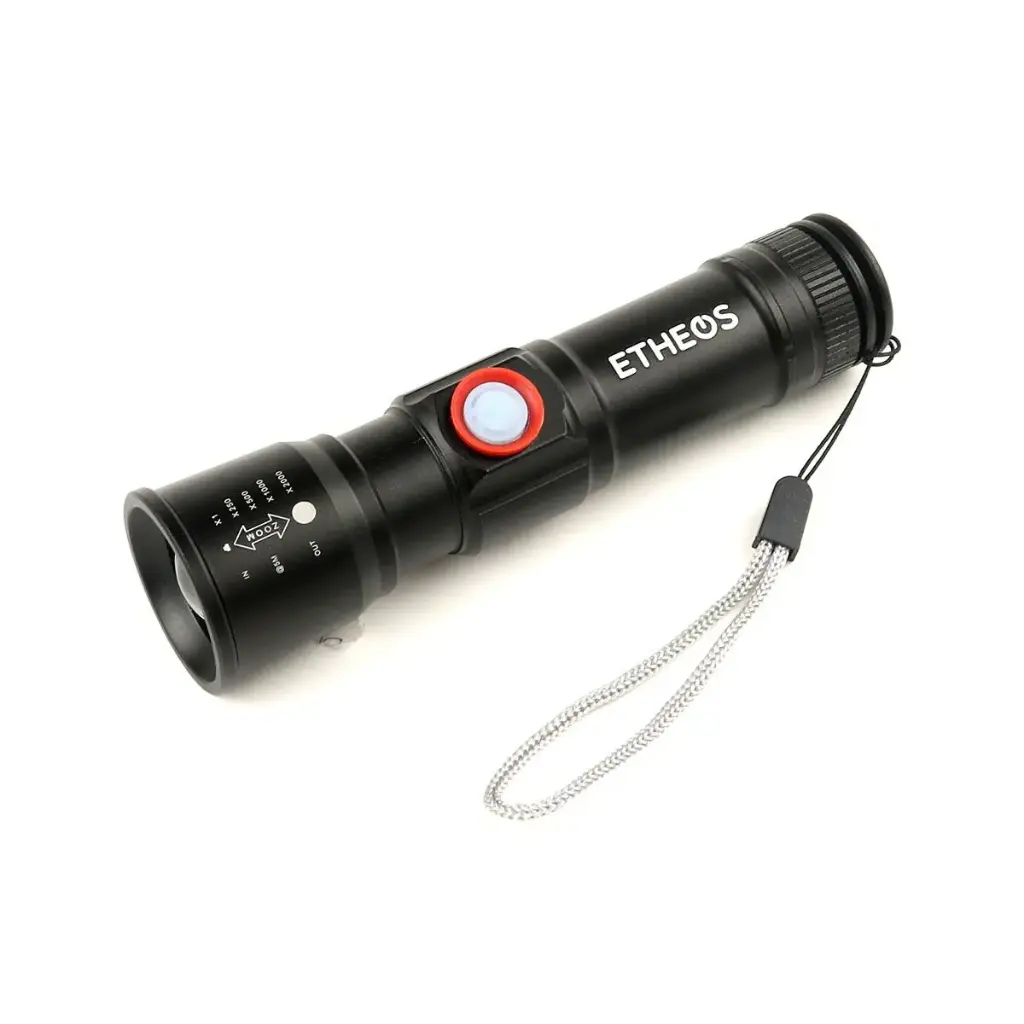 Linterna Táctica Recargable USB Etheos GLTI-3WU