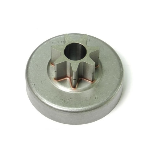 [1119-640-2000] Piñón de Cadena 3/8" 7D STIHL para Motosierras MS 381, MS 380 y 038. Código: 1119 640 2000 / 11196402000