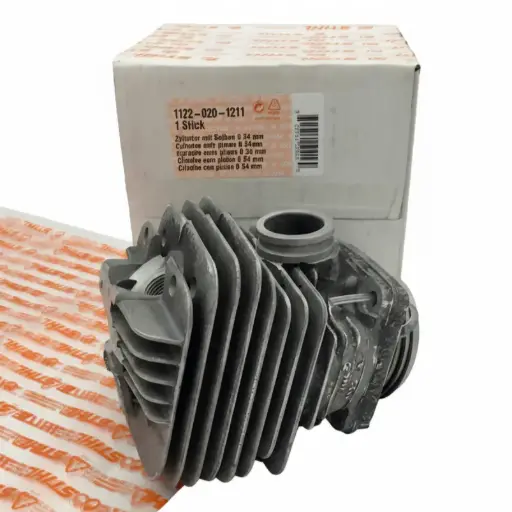 [1122-020-1211] Cilindro con Pistón Ø 54 mm STIHL para Motosierras MS 660 Magnum y 066. Código: 11220201211 / 1122 020 1211 