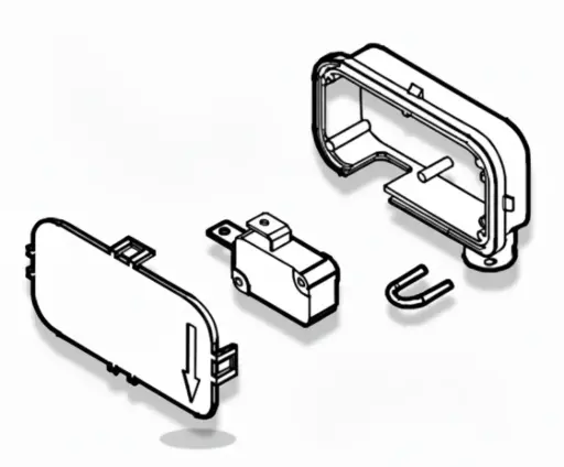 [RE02-430-0510] Interruptor para Hidrolavadora Stihl RE 90. Código: RE024300510 / RE02 430 0510