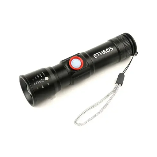 [GLTI-3WU] Linterna Táctica Recargable USB Etheos GLTI-3WU